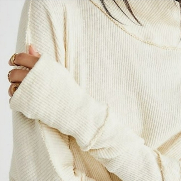 NWT We The Free People Moon Daisy Pullover Top in Starshine Small - Picture 7 of 13